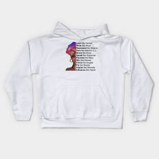 Powerful Black Women, Women of Black History, Black History Month Kids Hoodie